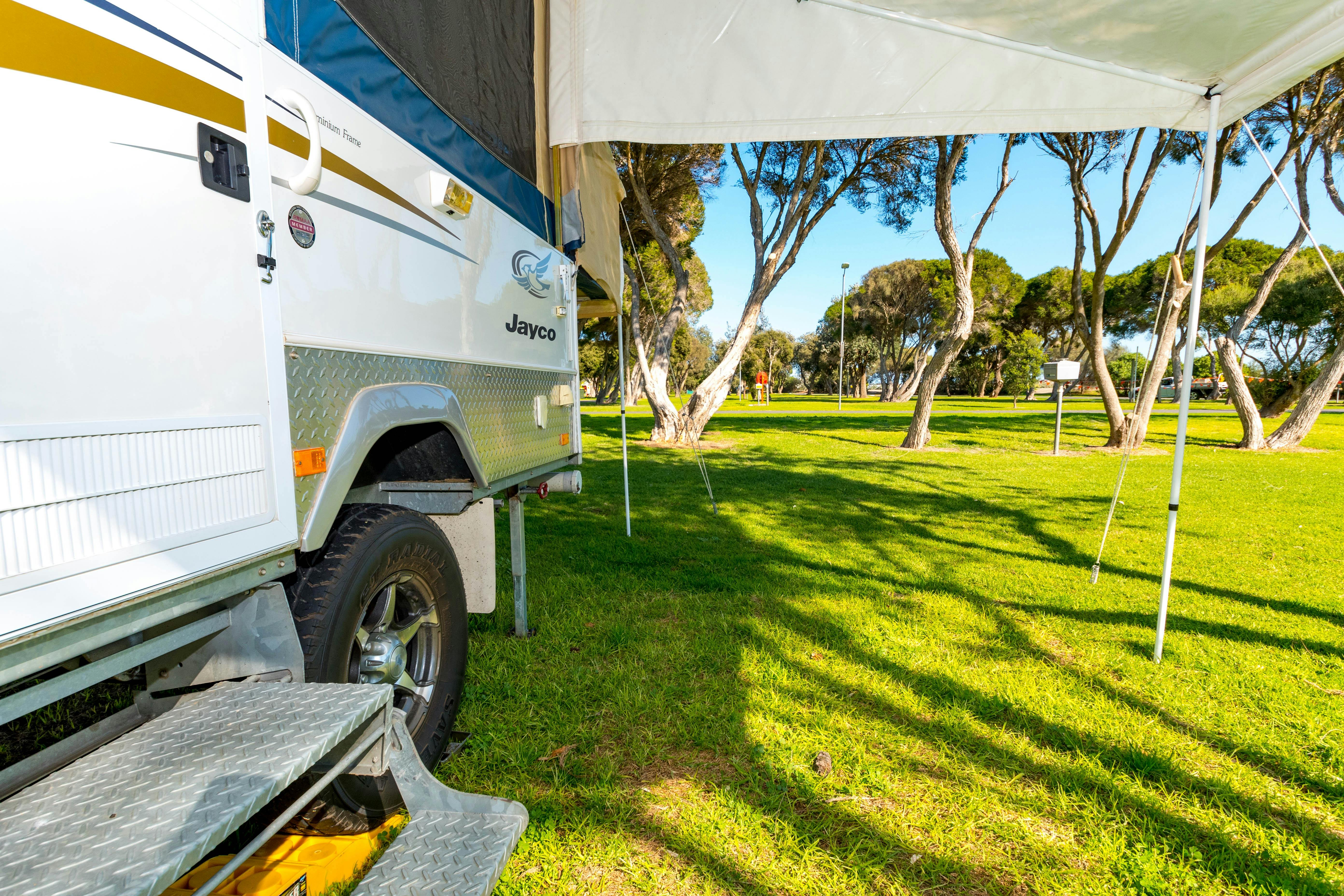 Large grassy powered sites