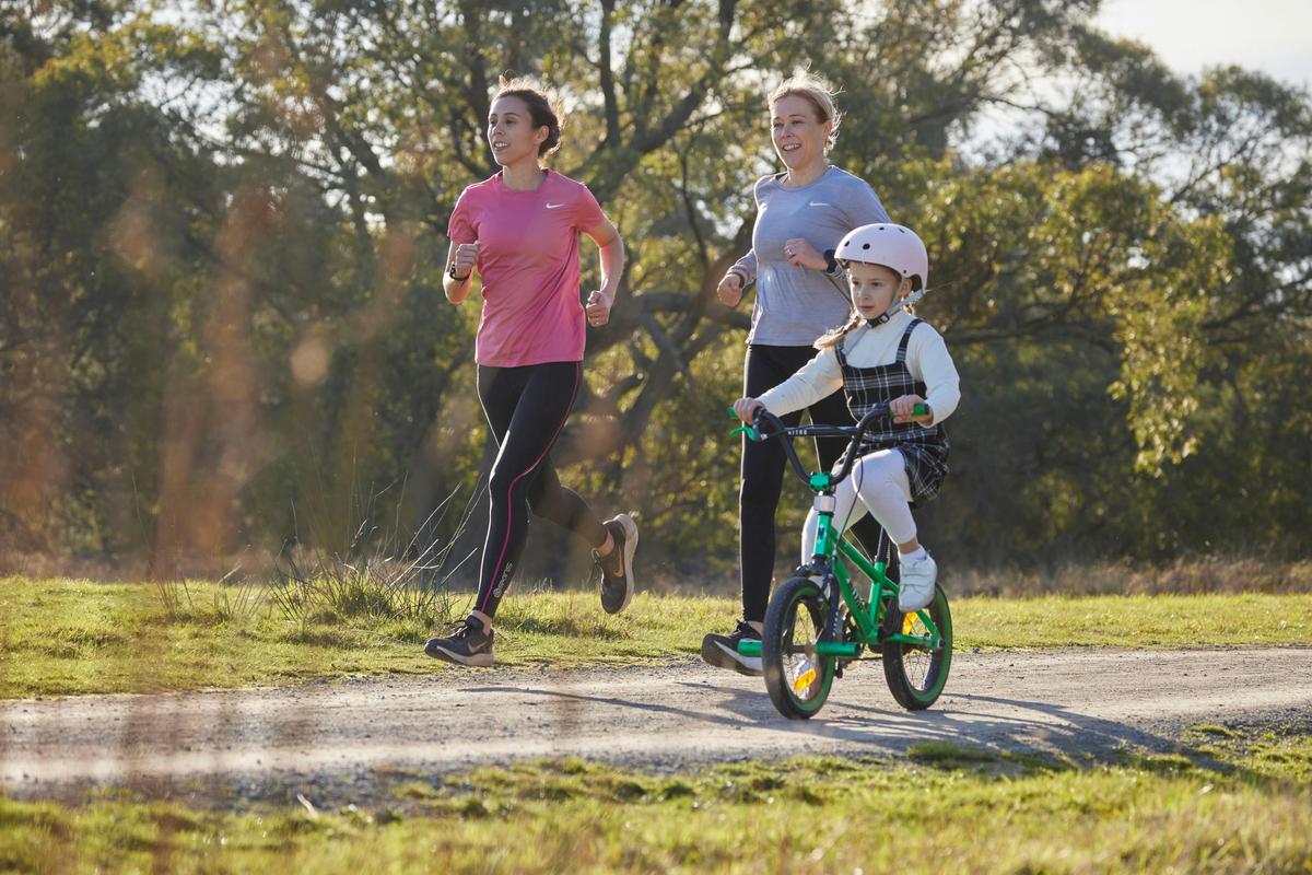 Running and cycling trail