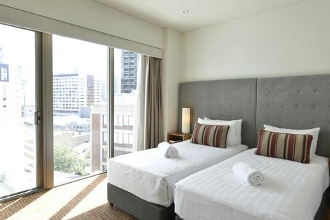 Two single beds