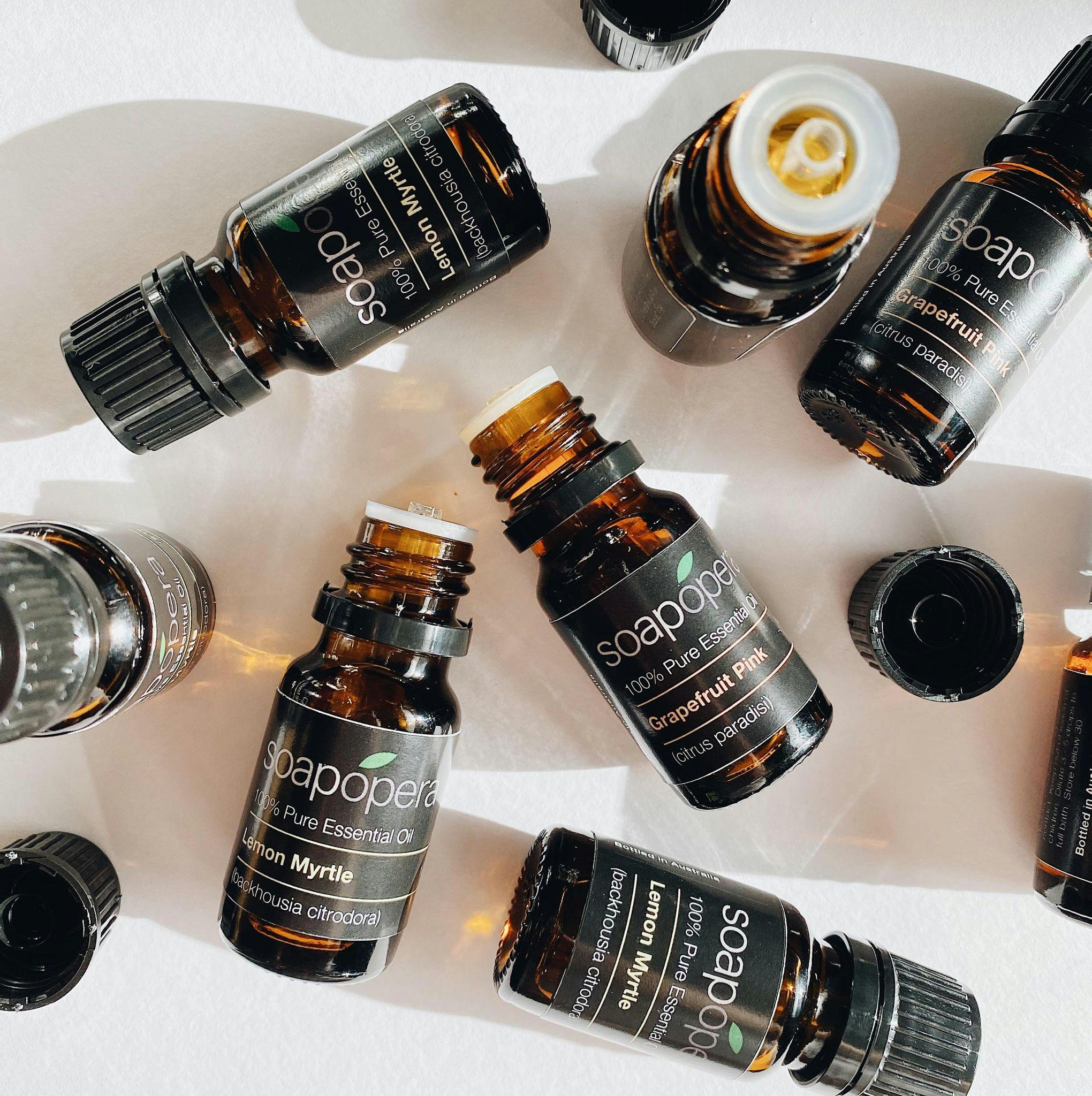 Grapefruit and Lemon Myrtle Pure Essential Oils