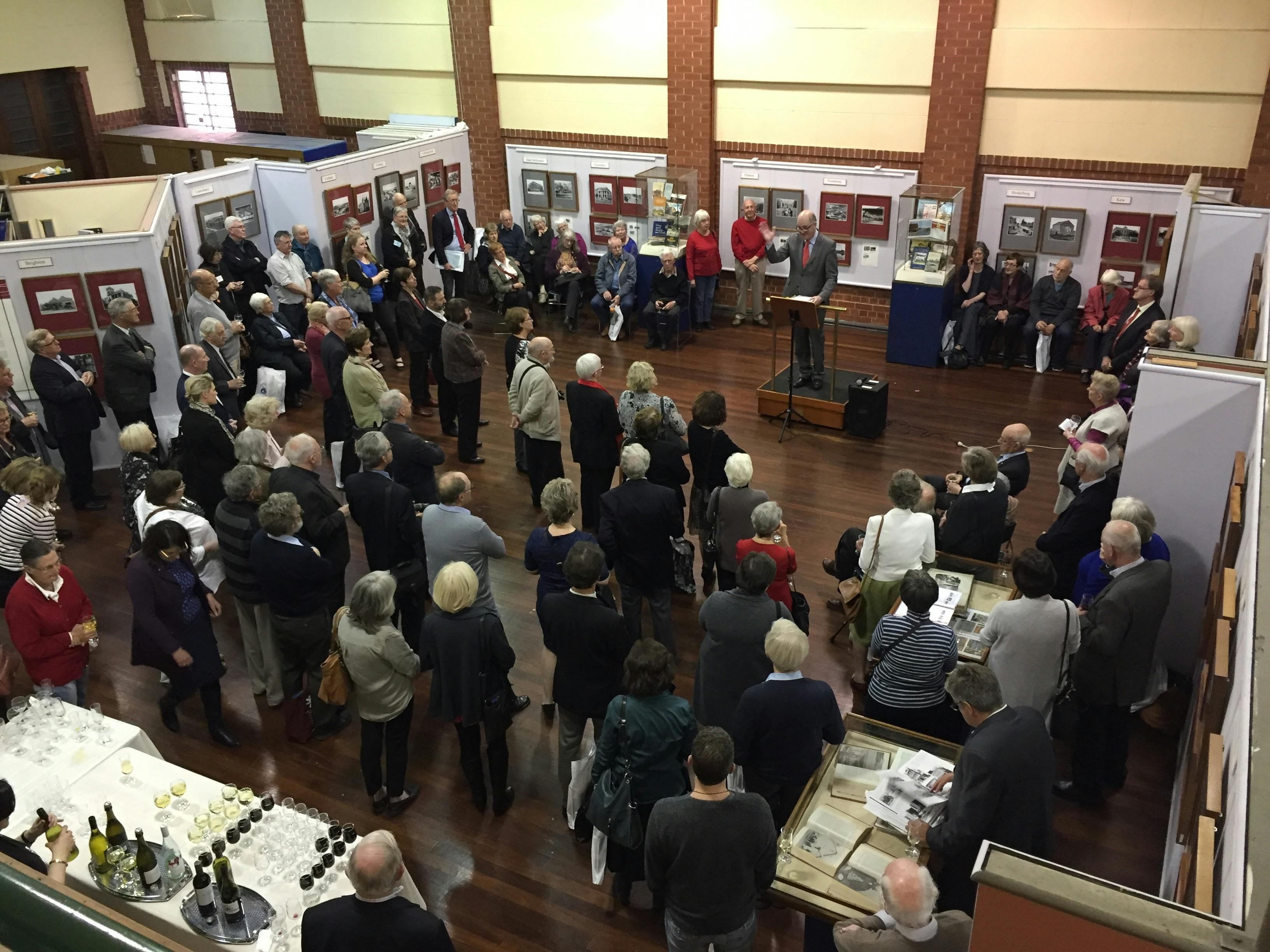 Book launch at the Royal Historical Society of Victoria in the Gallery