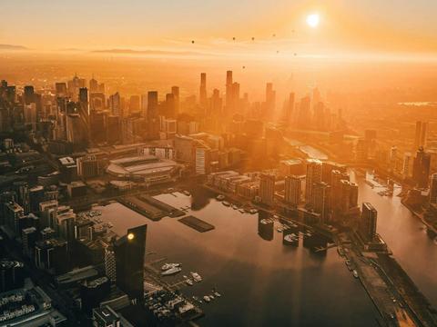 Melbourne at Sunrise