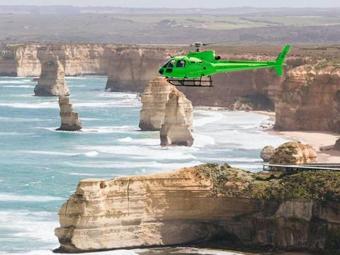 Helicopter Ride Melbourne to 12 Apostles Great Ocean Road