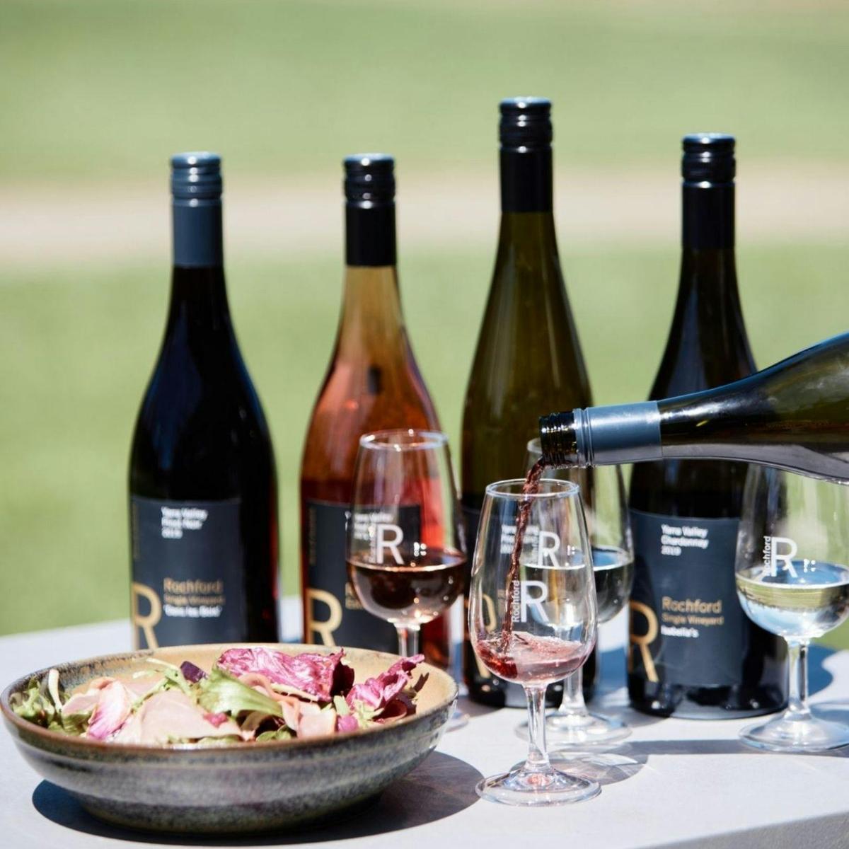 Helicopter wine tour from Melbourne to Rochford Wines