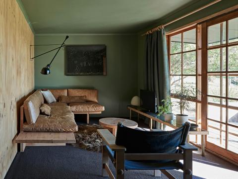 The Living room with South Gippsland views,