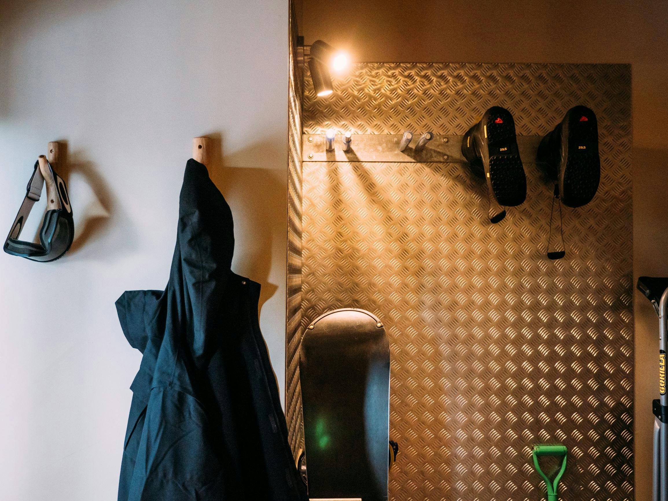 entrance and drying room