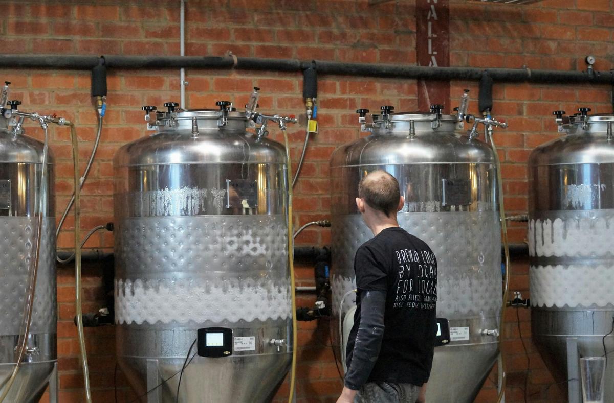 Matt brewing