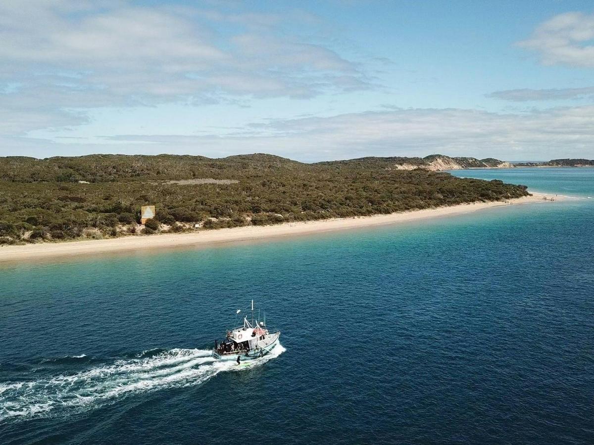 Maureen cruising along the coastline