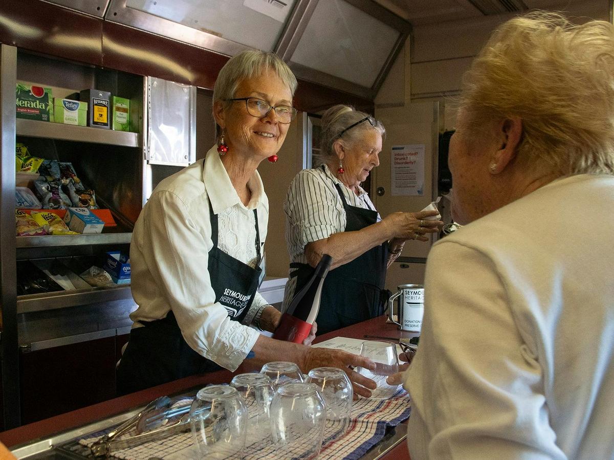 The Dining Train Kiosk Staff