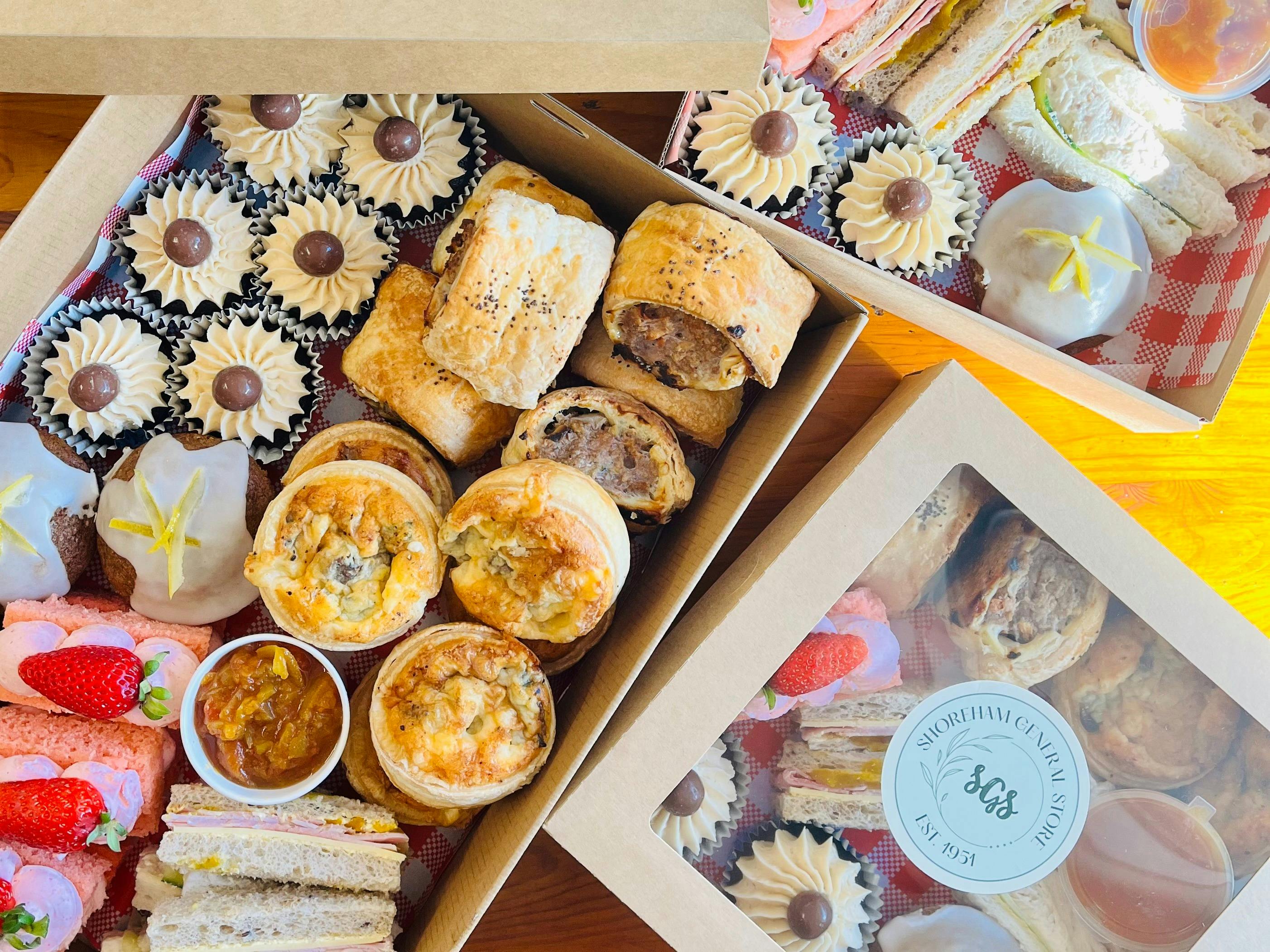 Selection of baked goods