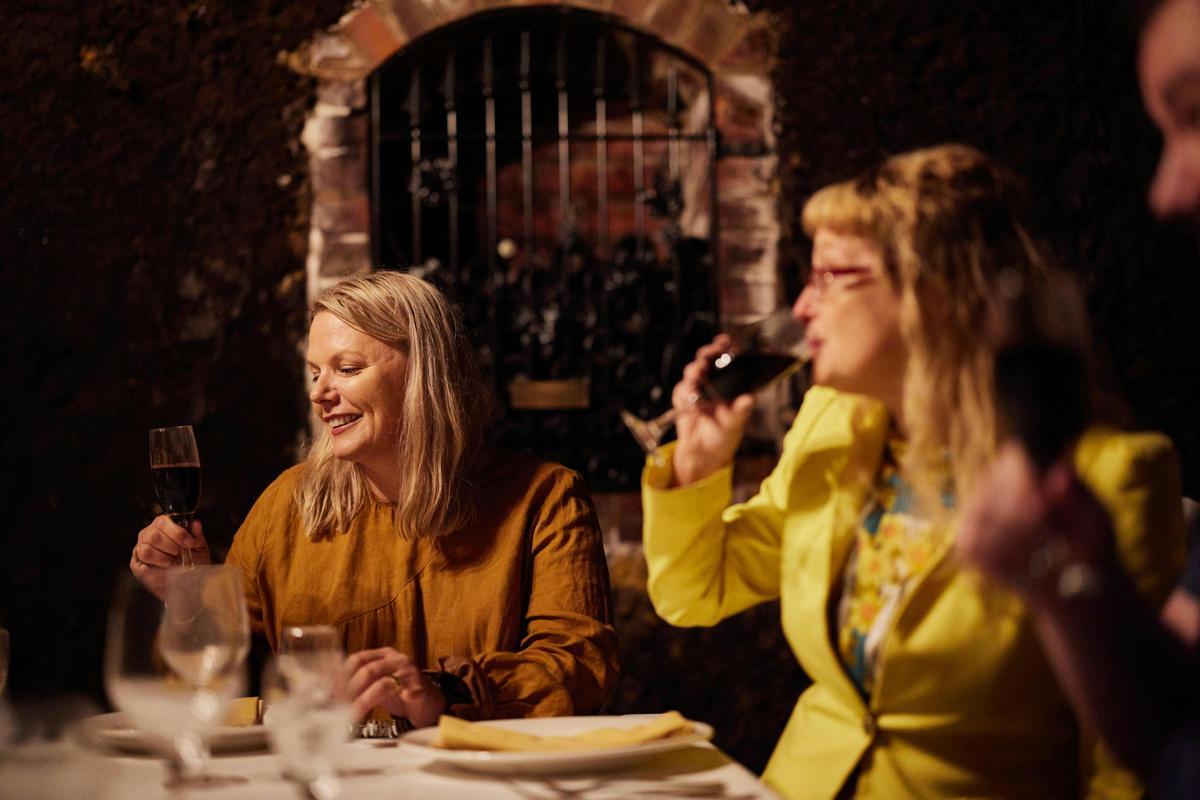 Underground dining at Seppelt Great Western is the ultimate dining experience in the Grampians