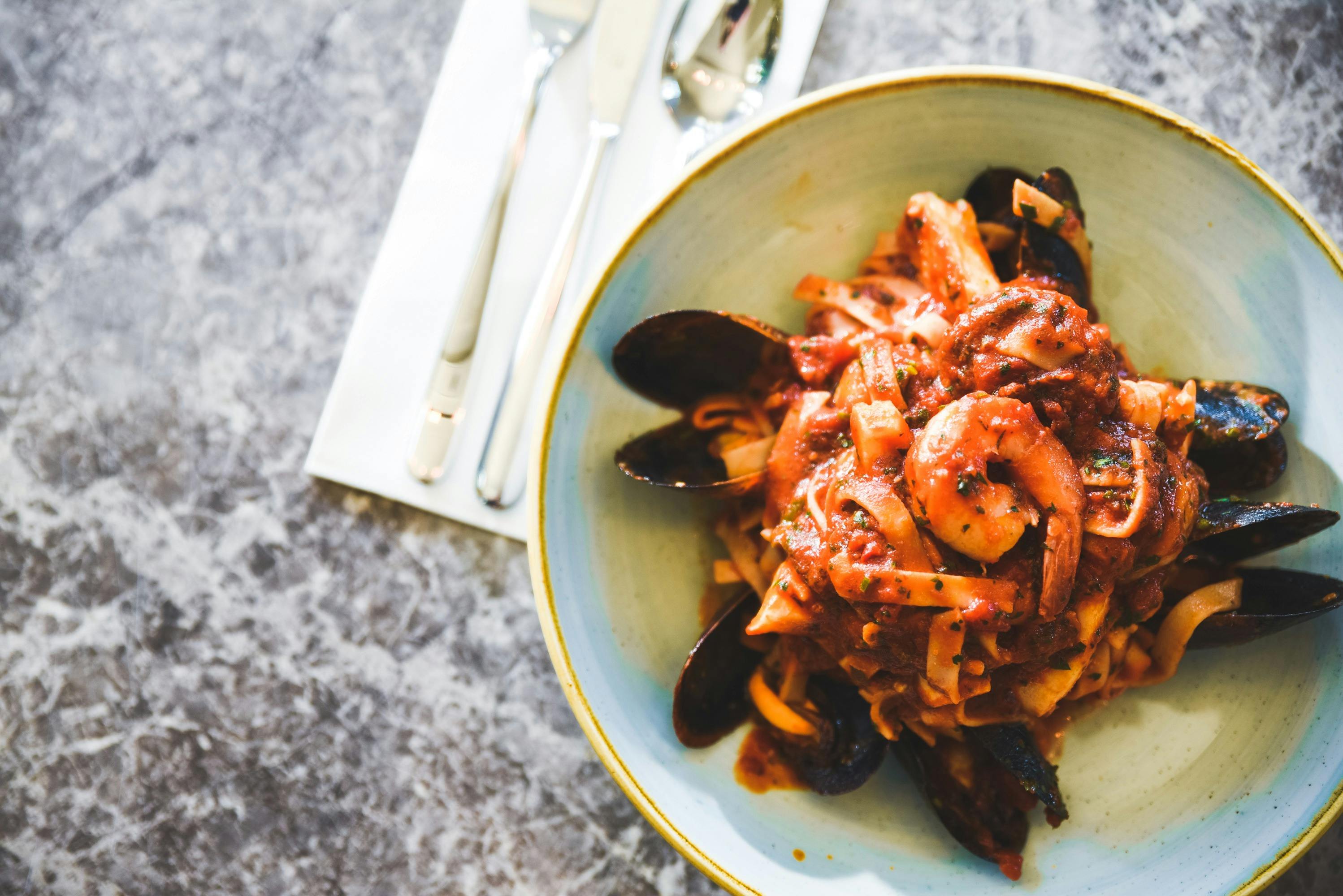 Favourite Menu Item- Fettuccine Marinara