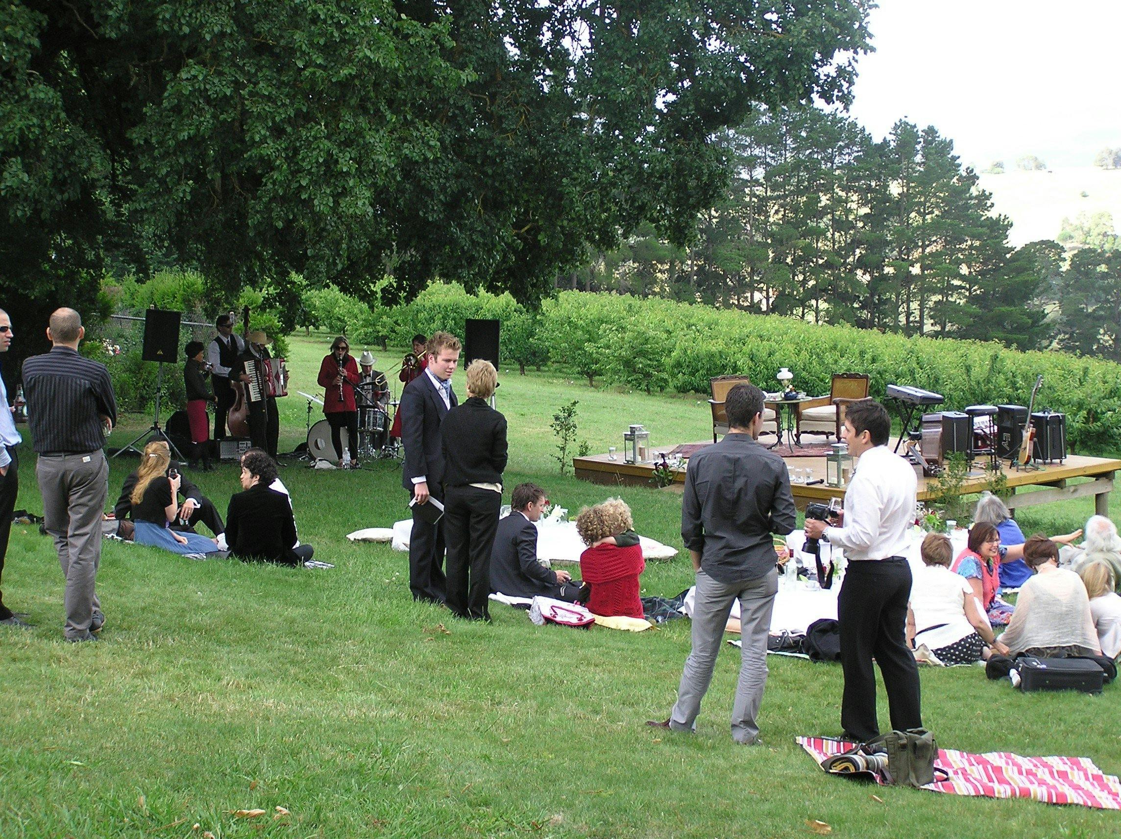 Stunning outdoor garden party