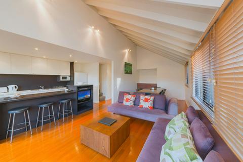 Open plan kitchen living and dining