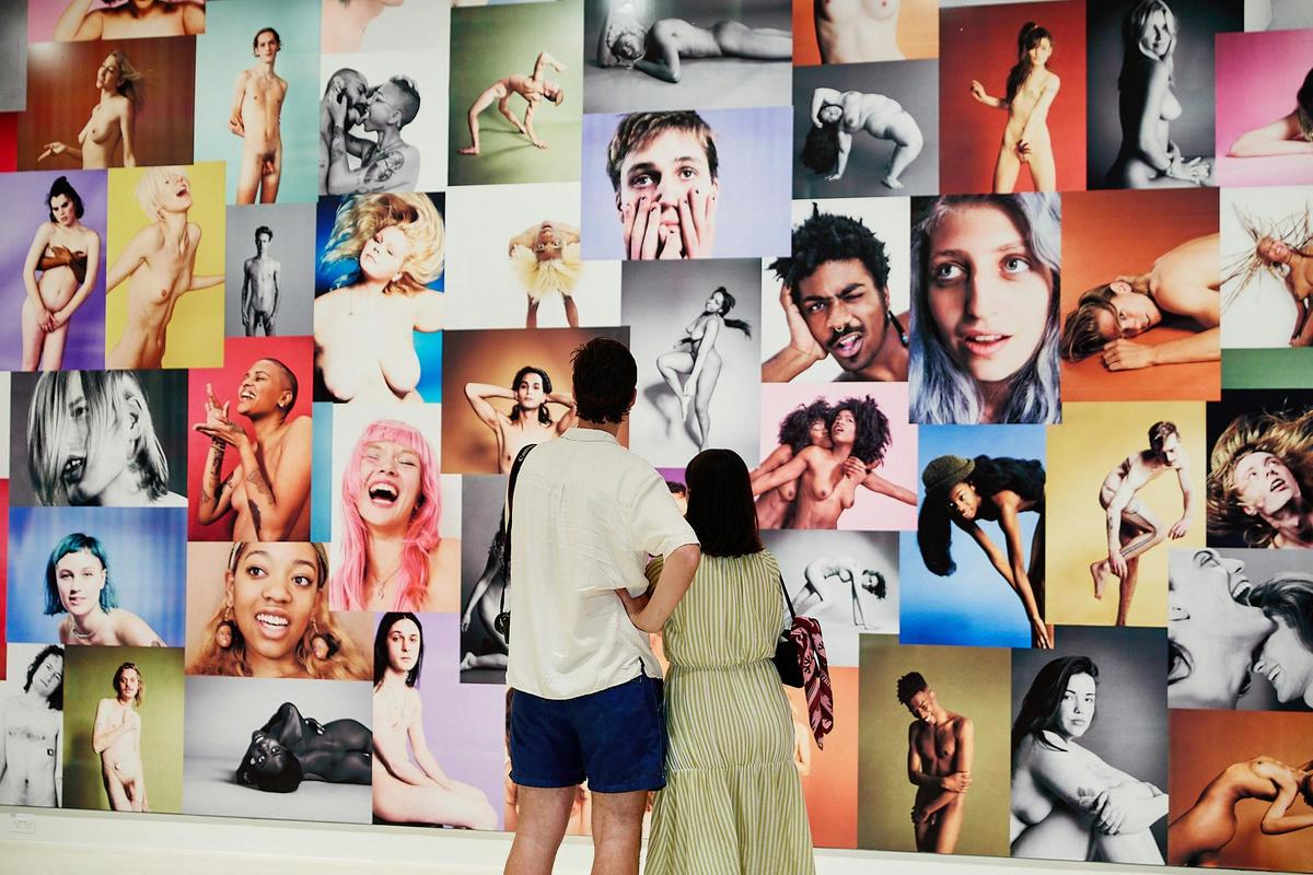 Ryan McGinley: YEARBOOK, installation view, Shepparton Art Museum, 2024.