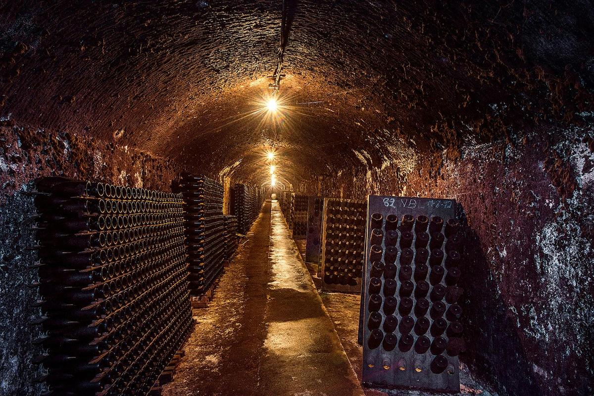 One of the Underground drives heading uphill
