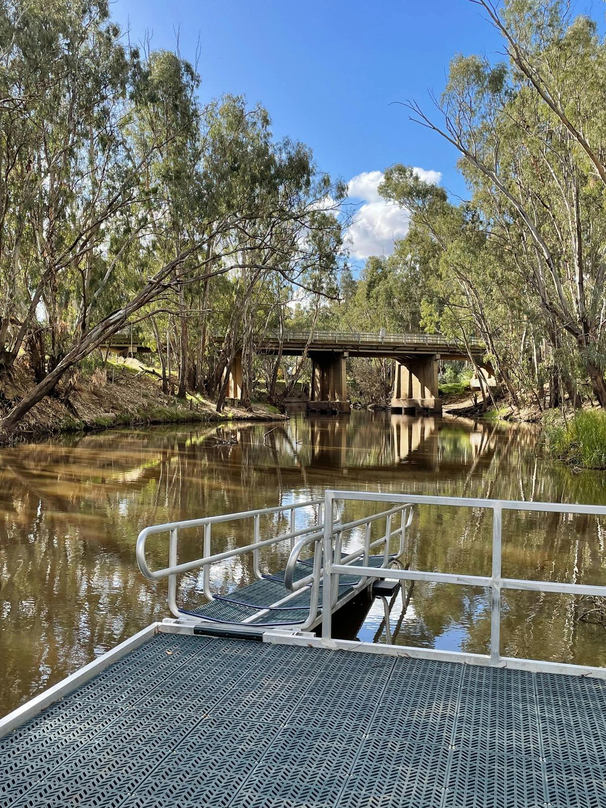 Kayak/fishing launching ramp