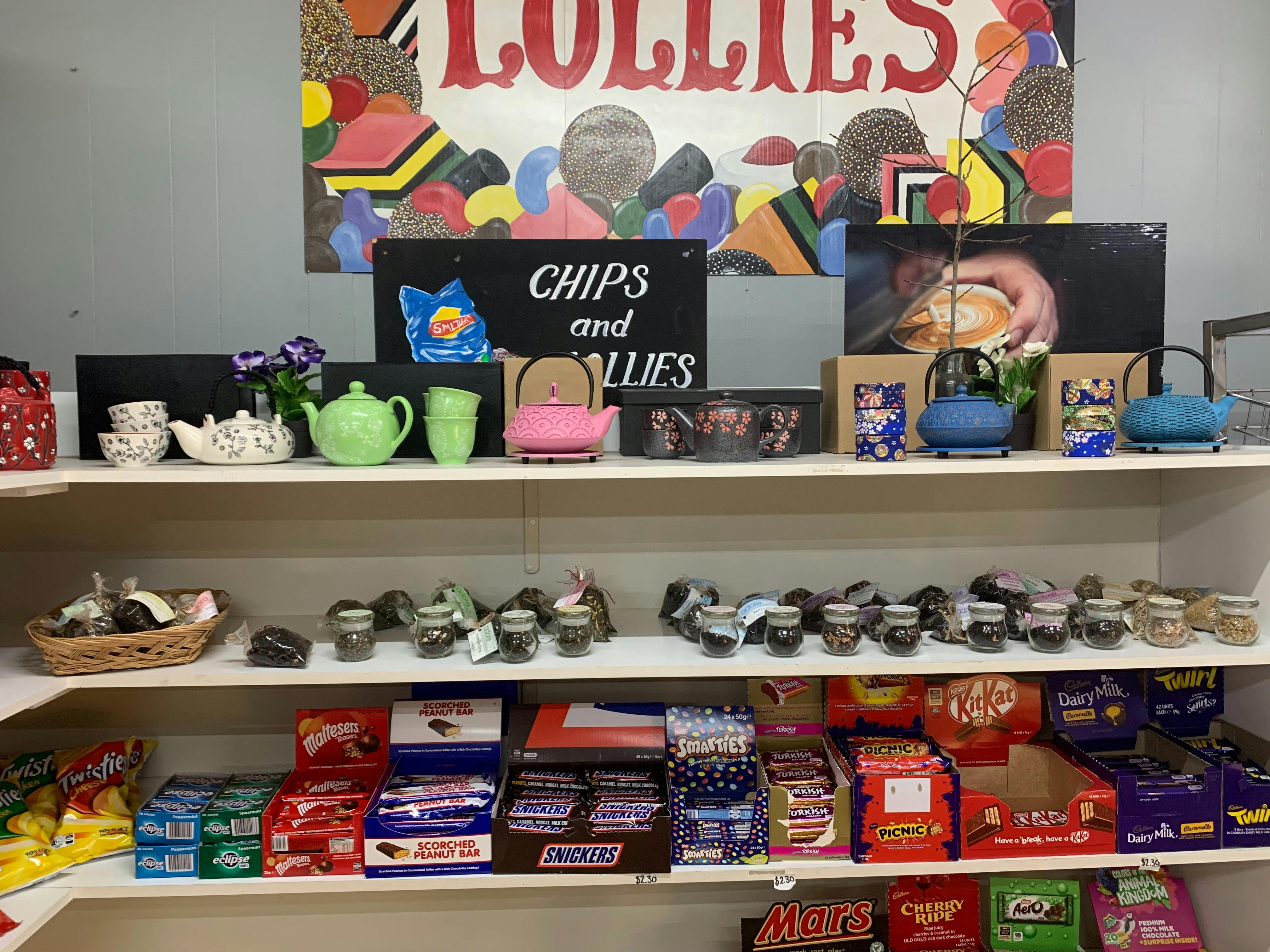 Loose leaf tea and tea ware for sale.