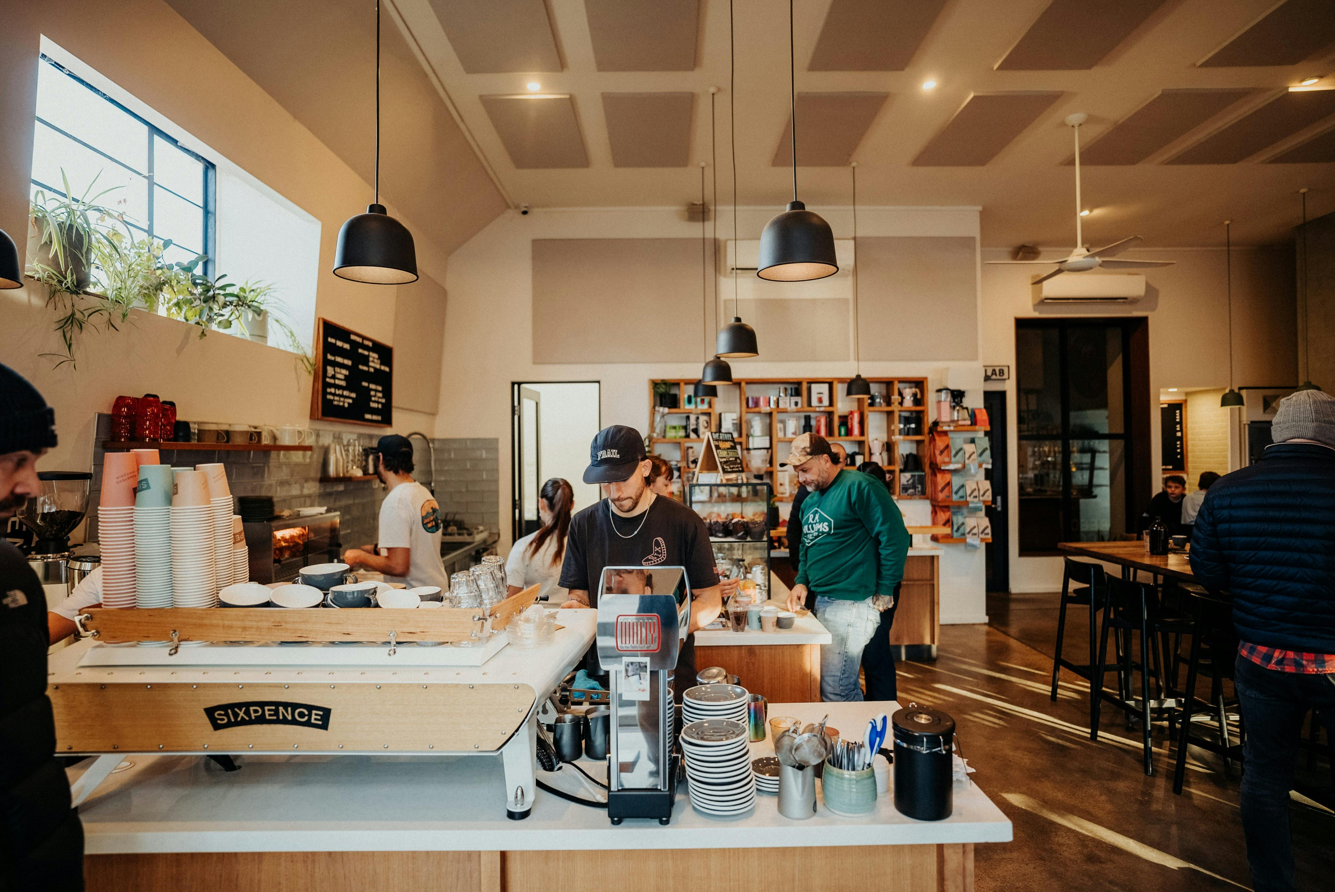 Sixpence Coffee 15 Wills St