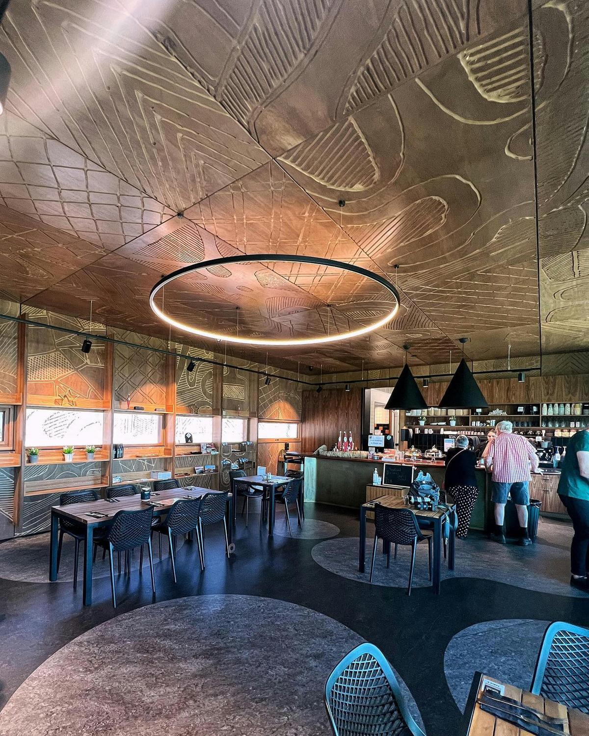 Tae Rak Aquaculture Centre Café interior