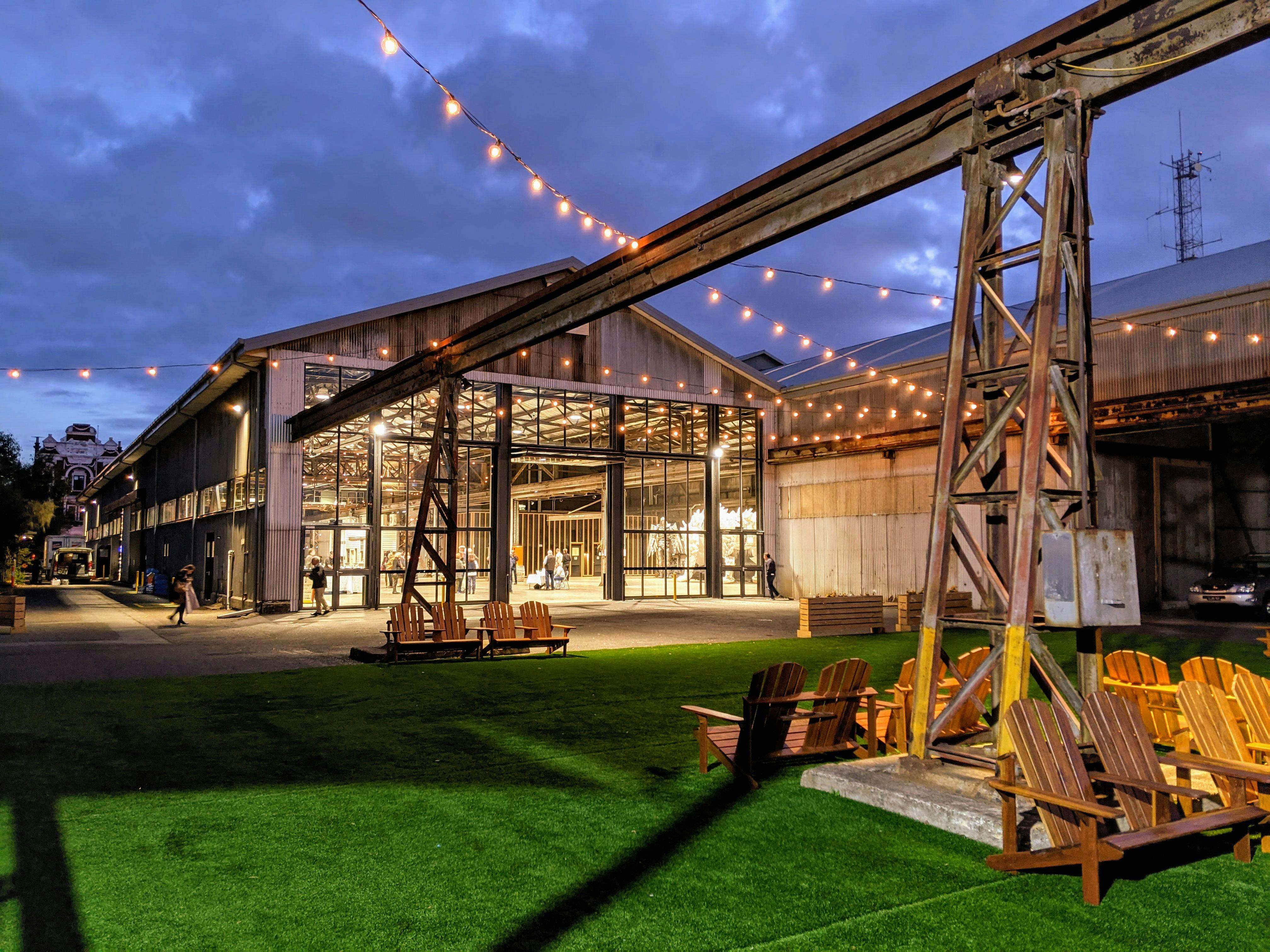 Gantry Plaza event space at Seaworks