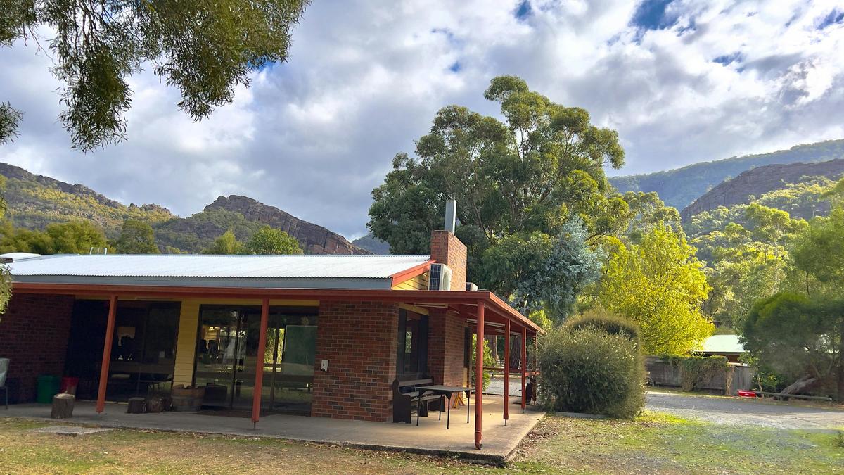 Main lodge with a view
