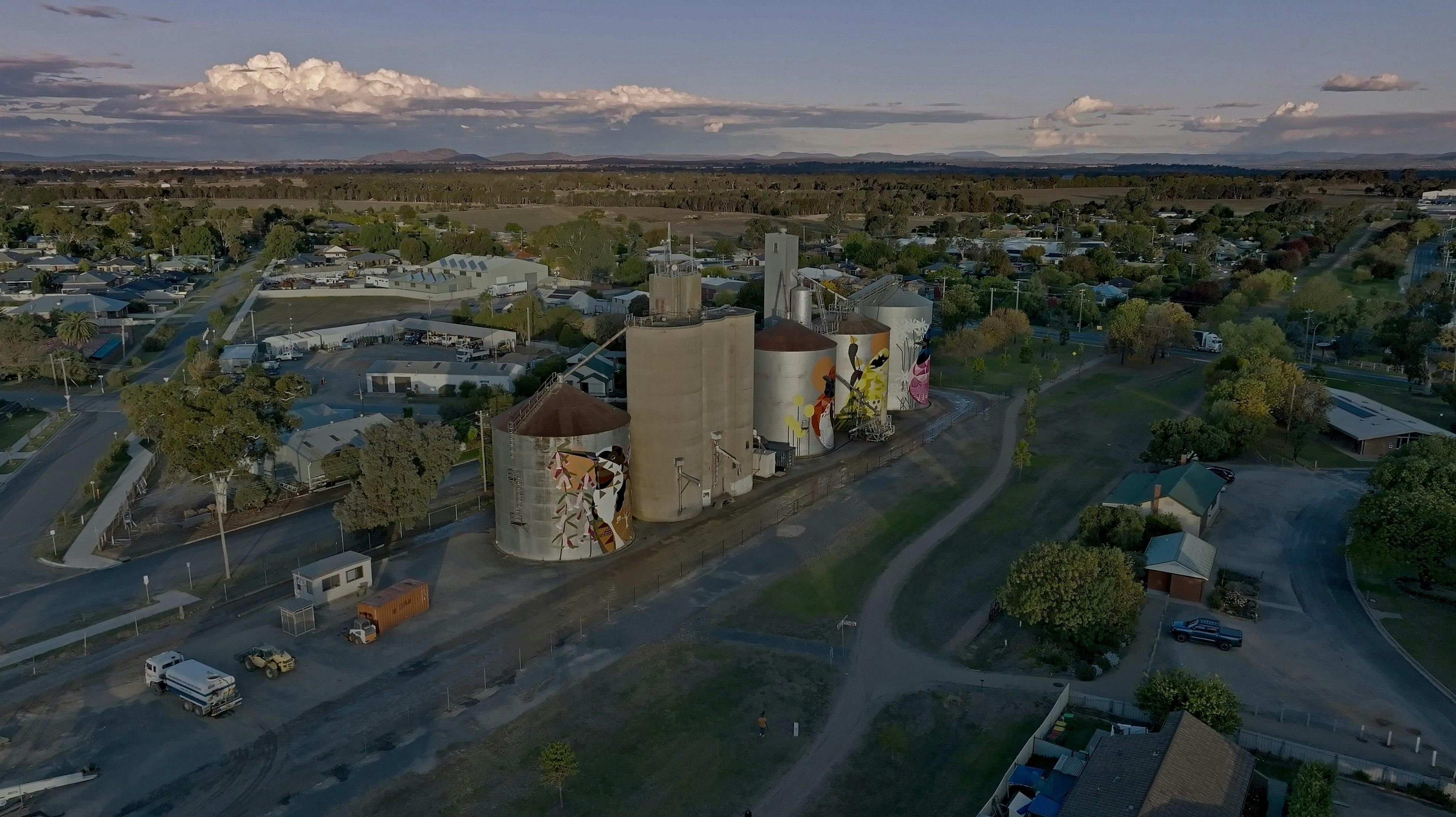 Rutherglen Silo Art