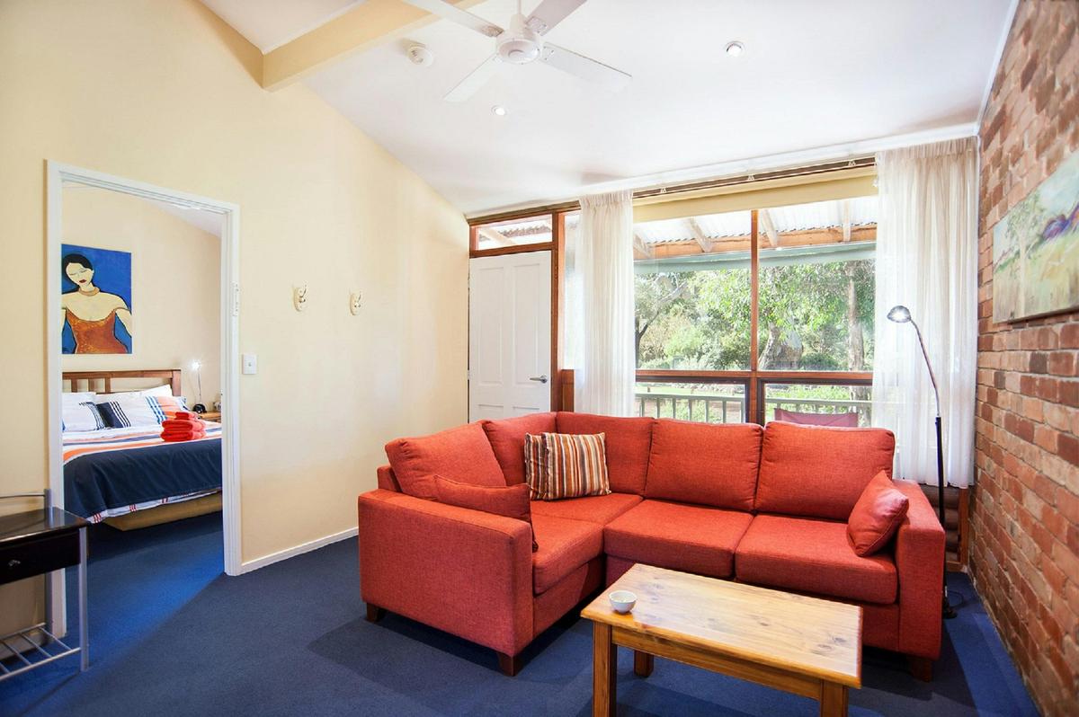 Comfortable bed and sofa to make for a relaxing stay