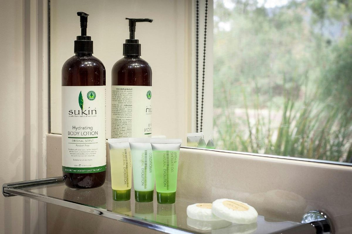 Quality guest bathroom amenities