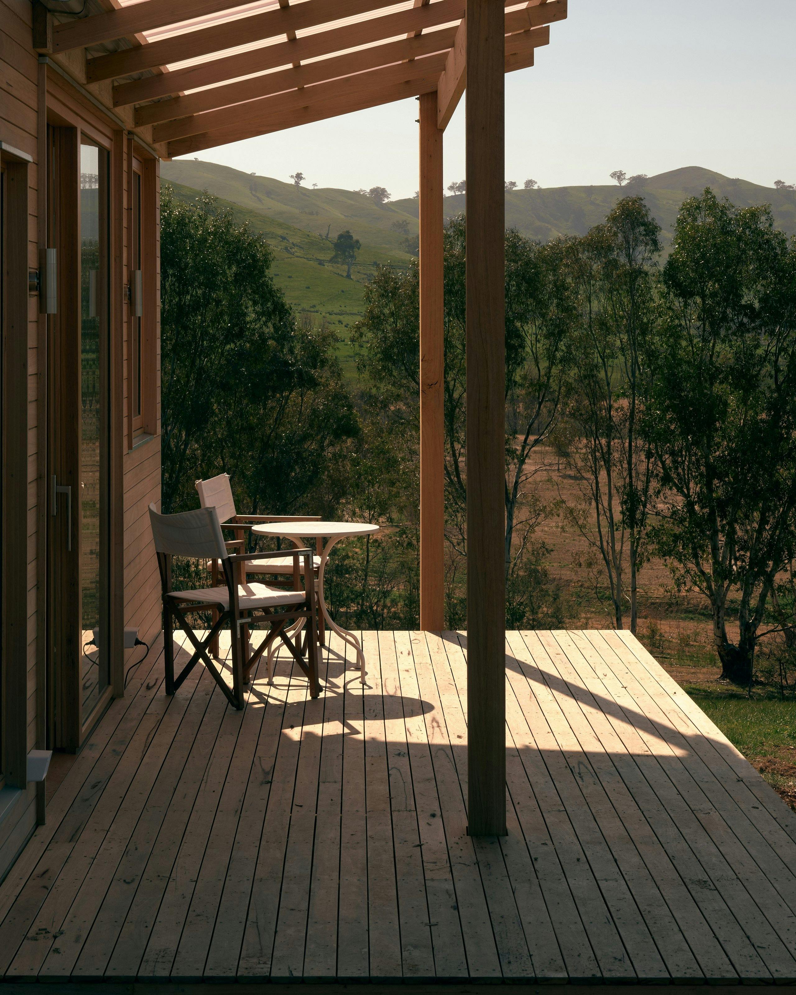 Outdoor sitting area