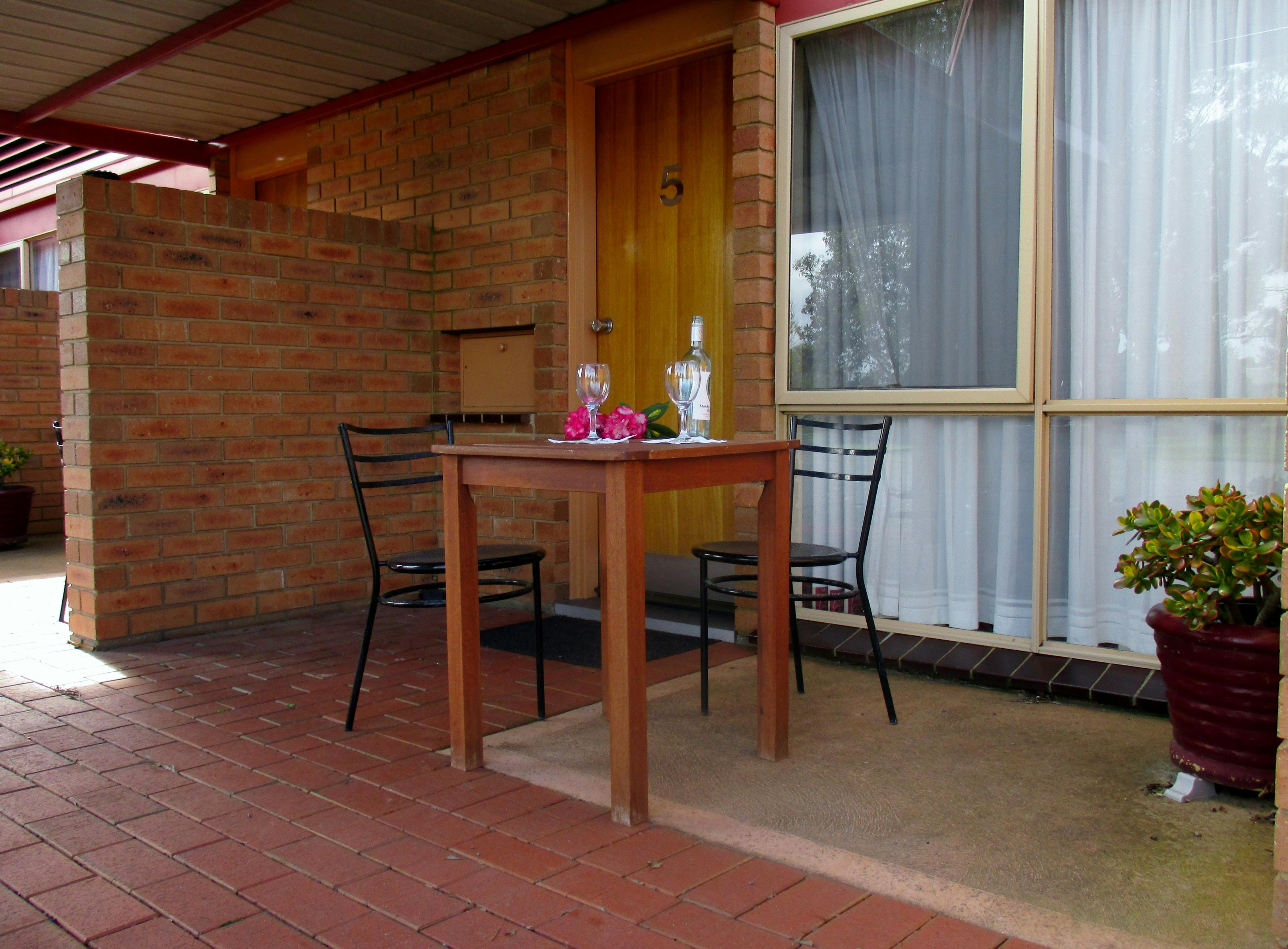 Deluxe room outdoor area