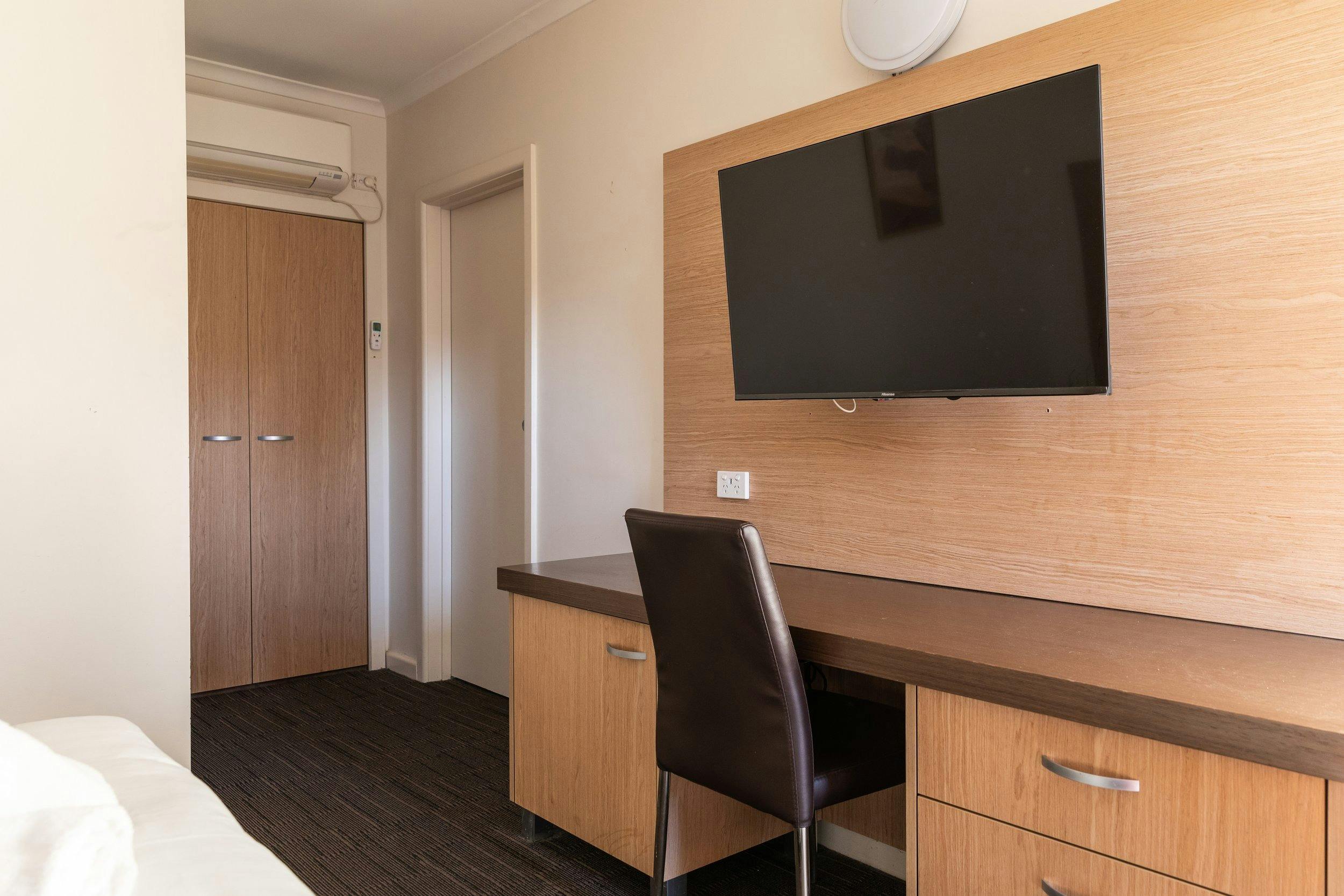 Comfortable rooms with large TV's