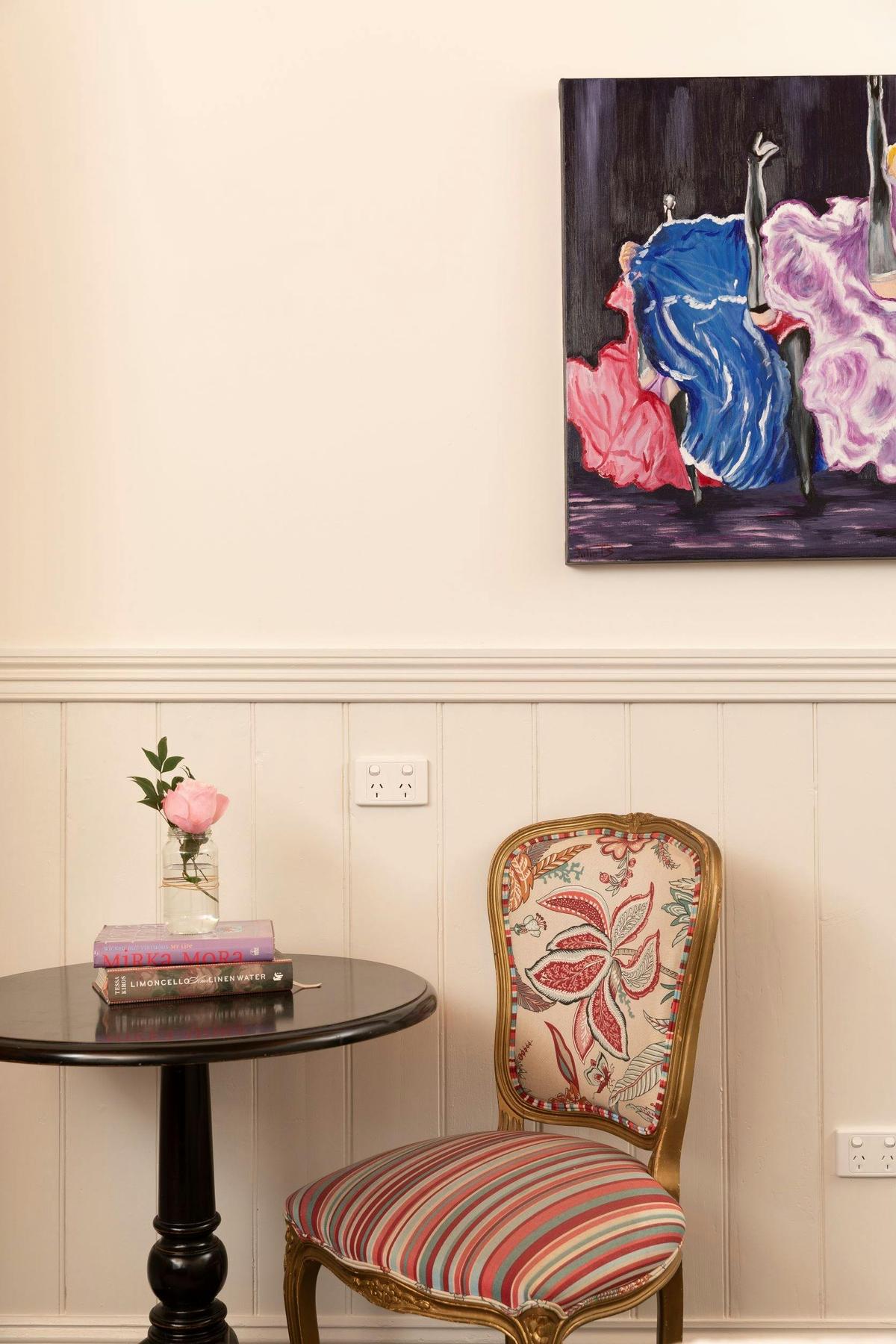 Sitting area in room