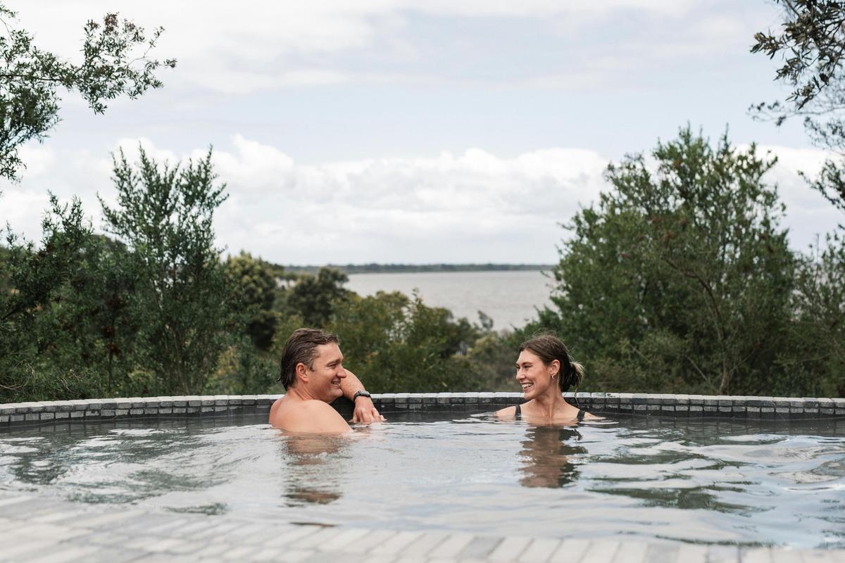 Soak up the benefits of geothermal bathing from our hot springs and enjoy views of the lakes