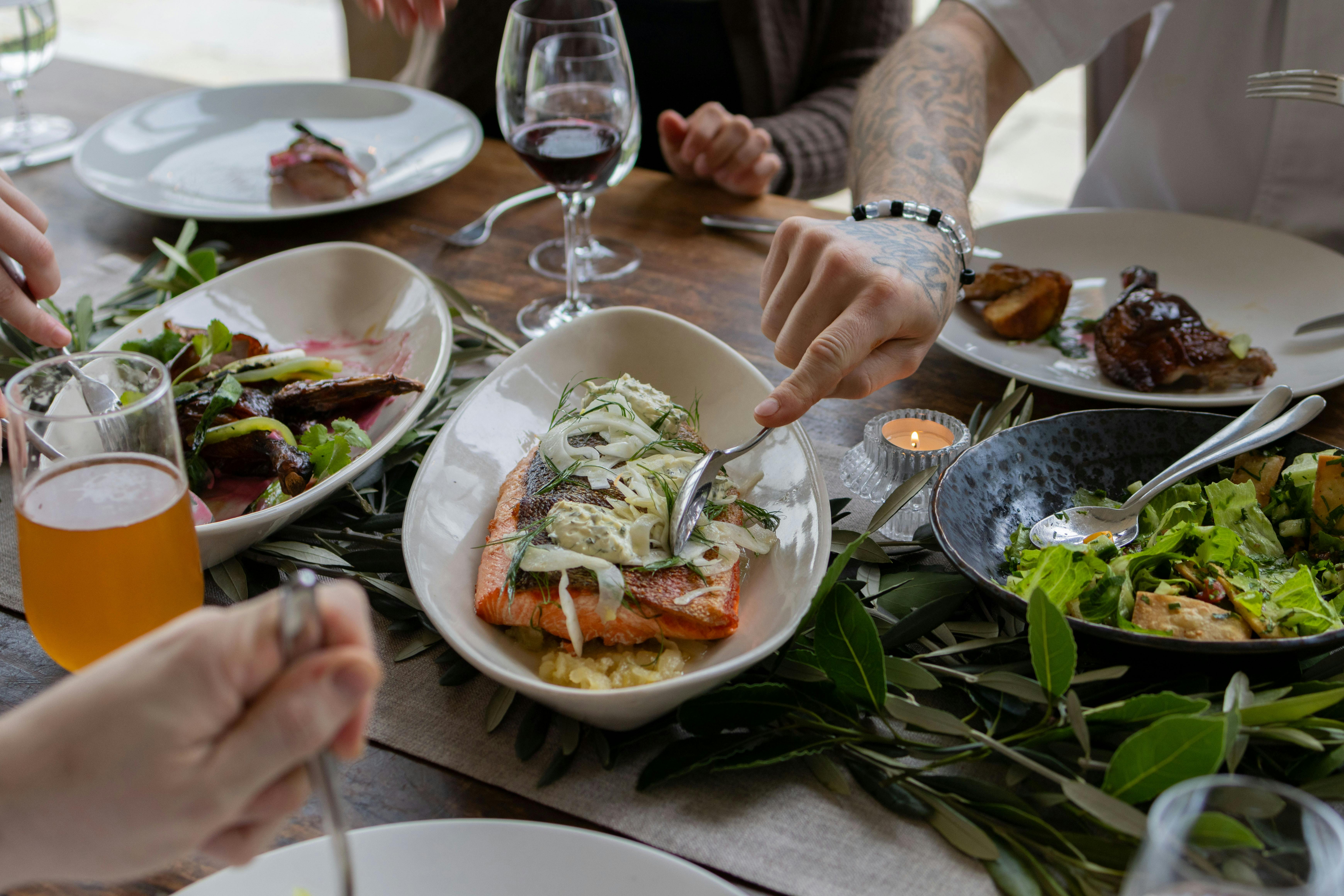 Shared plates at The Barn
