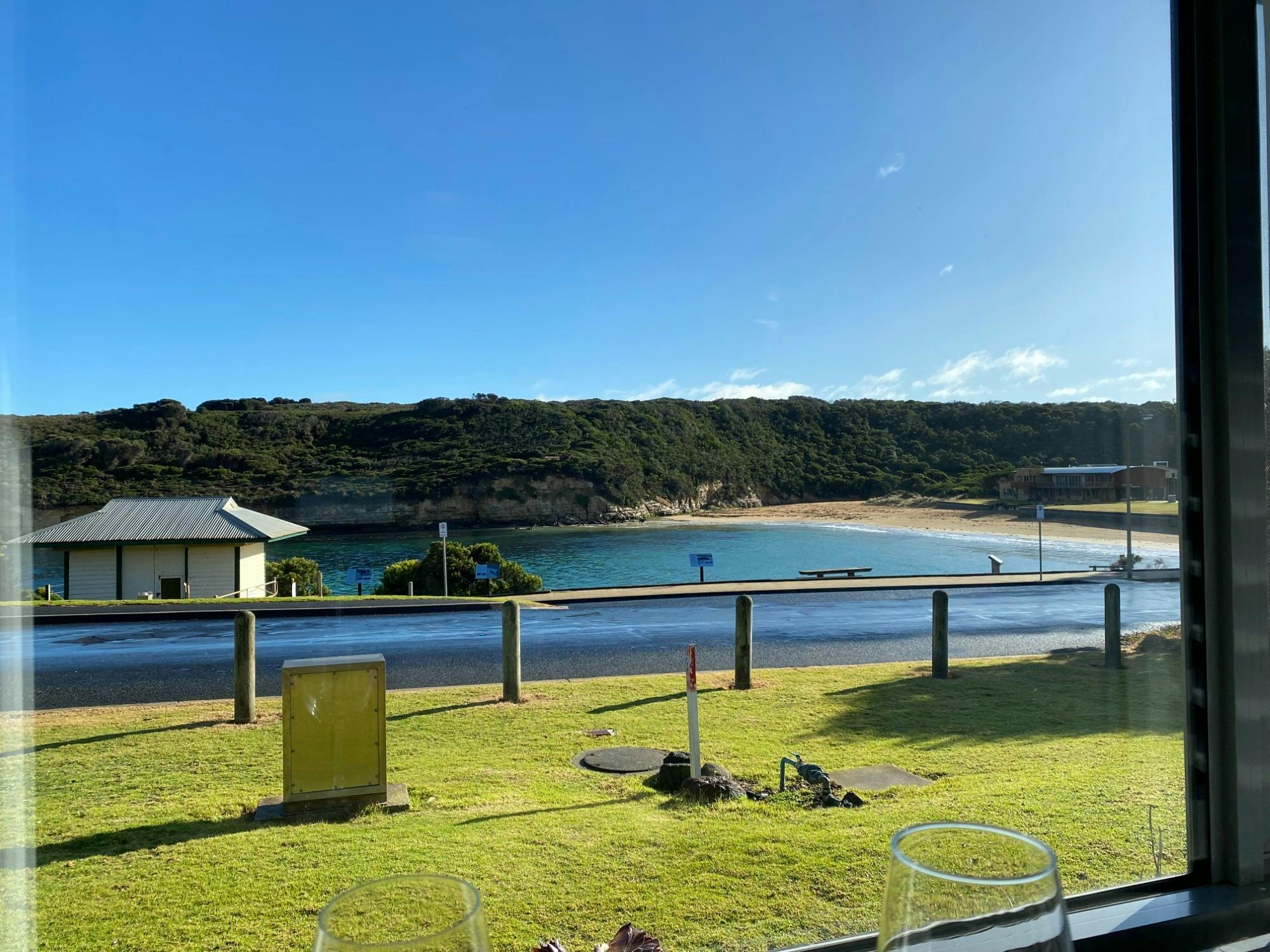 Amazing views of Port Campbell Bay from the comfort of our Seaview Studios
