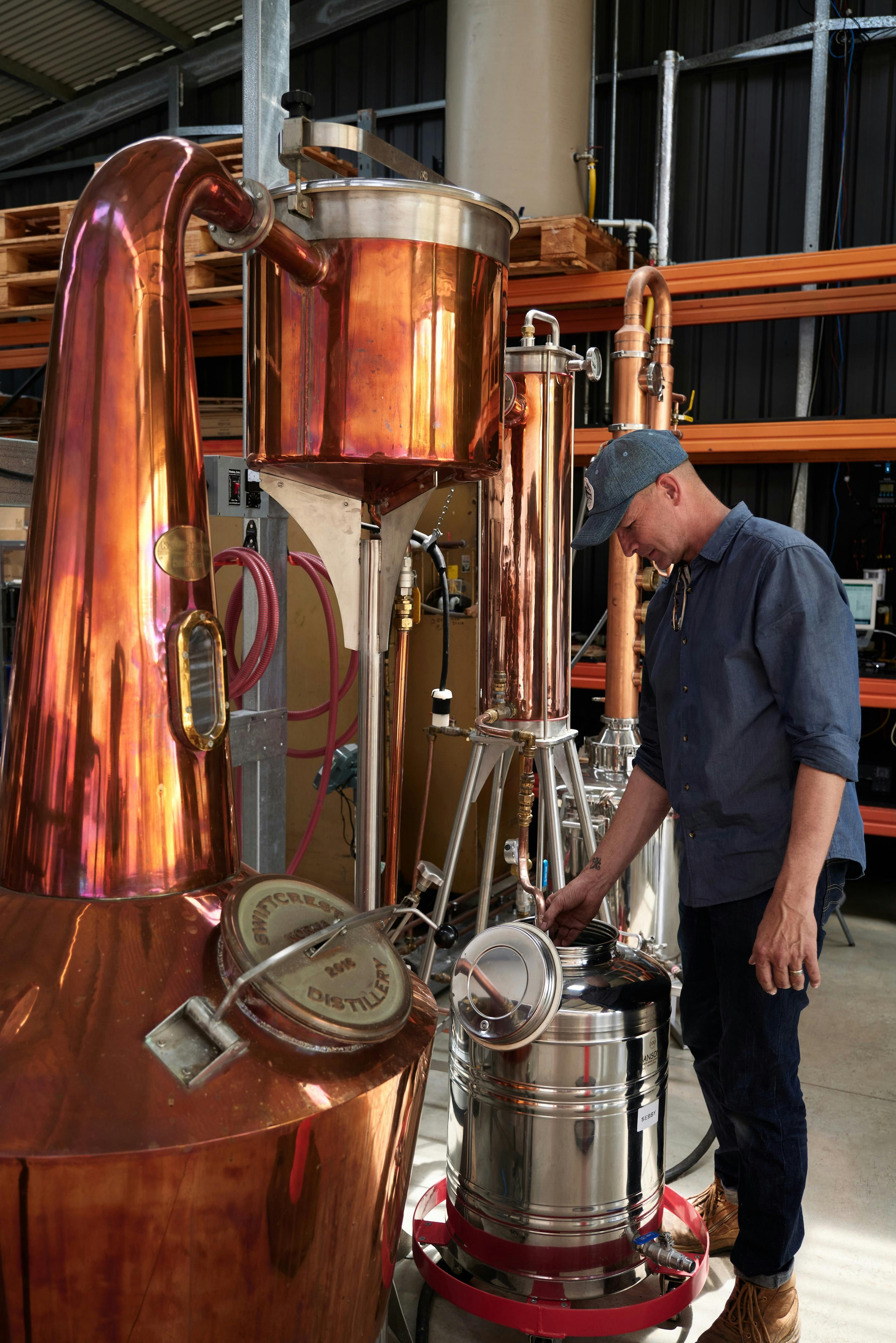 See the workings of the Swiftcrest Distillery on a tour