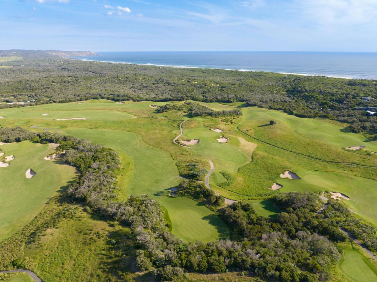 Aerial photo of St Andrews Beach Golf Course