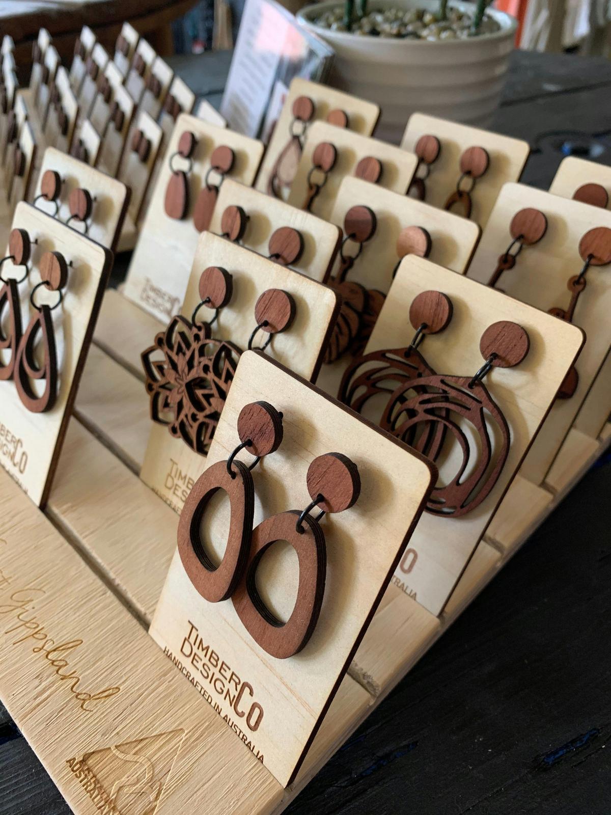 Timber Design Co Earings