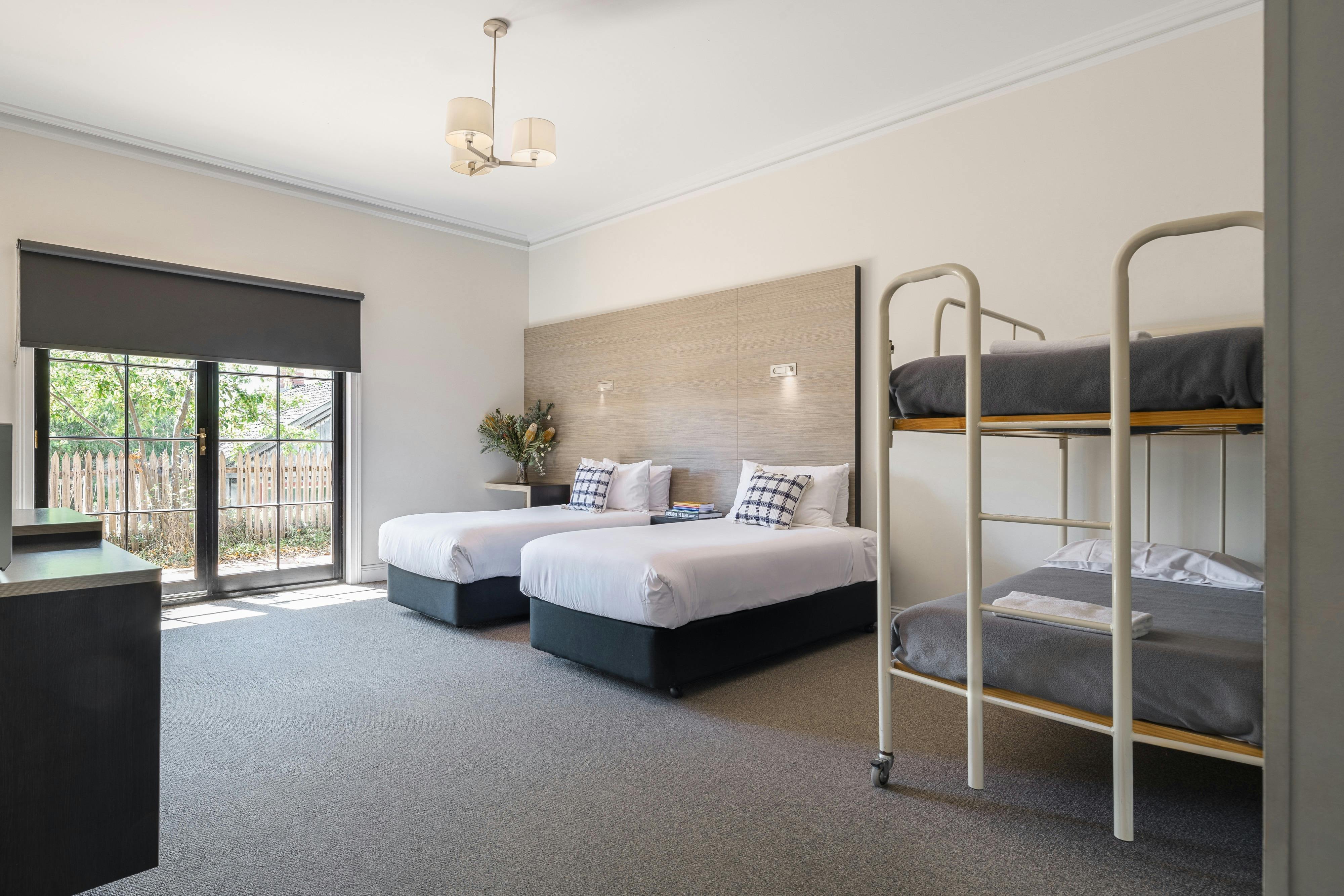 Twin room with bunks