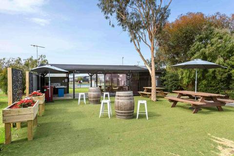 BBQ Area at Swan Bay Holiday Park