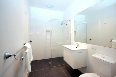 Bathroom in motel style room