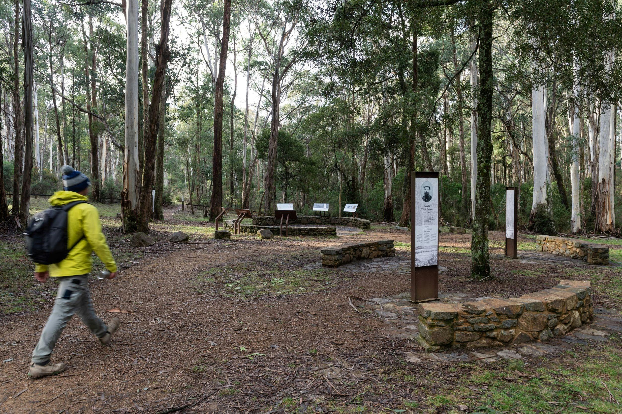 Stringybark Creek Reserve Memorial near camping ground