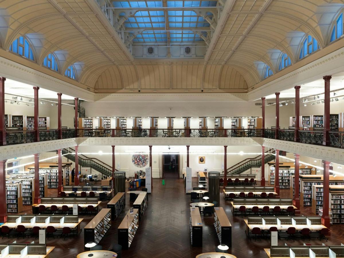 Inside Redmond Barry Reading Room