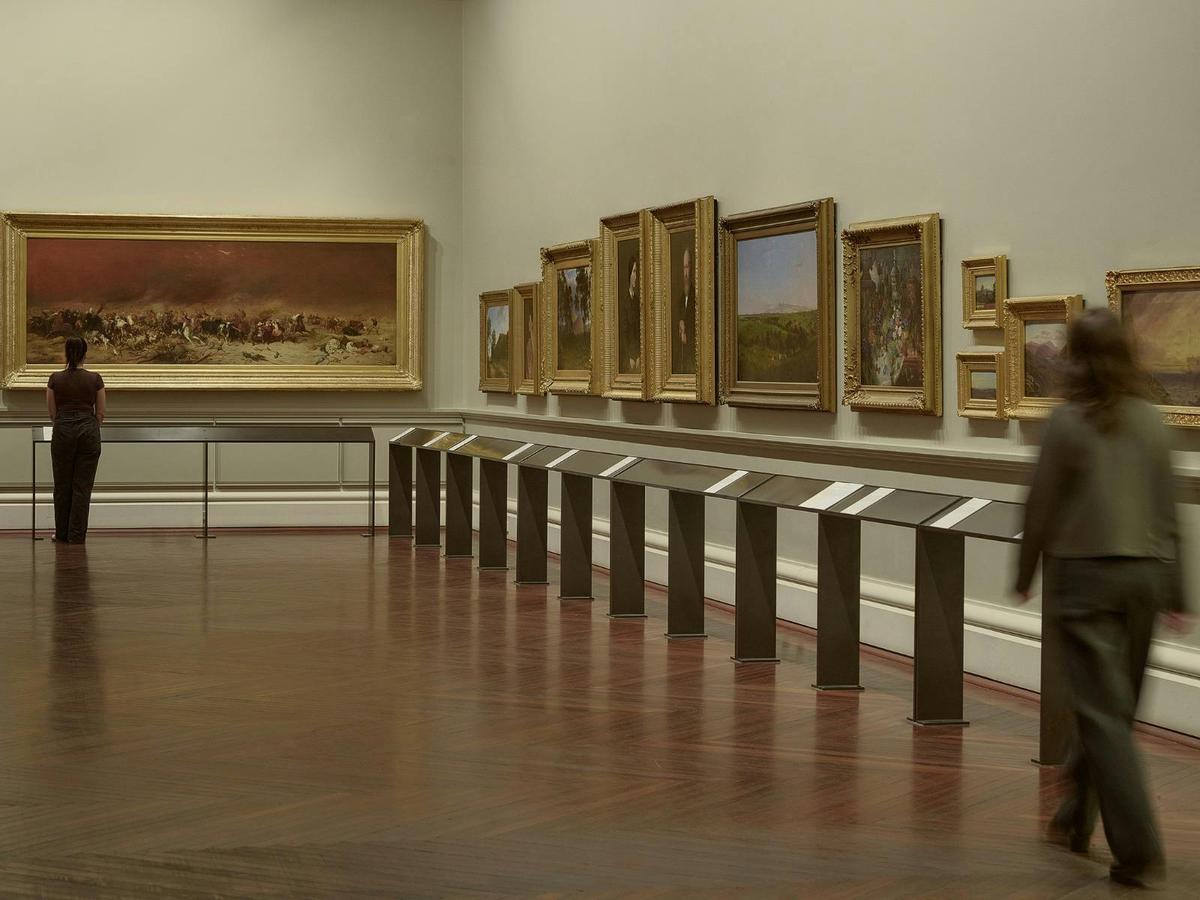 Inside State Library Victoria's Cowen Gallery space