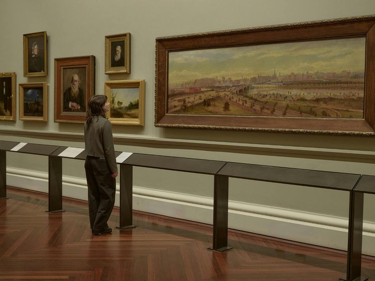 Inside State Library Victoria's Cowen Gallery space