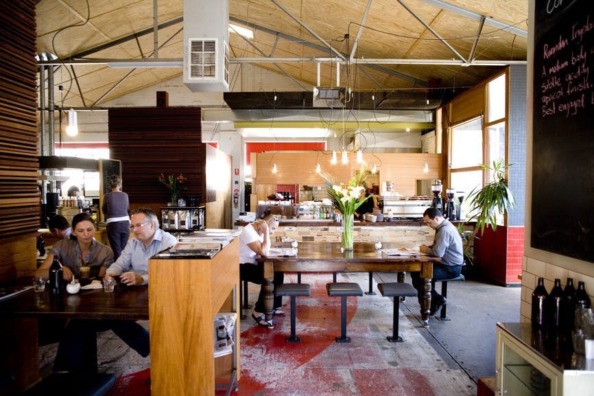 Interior of St. Ali Cafe South Melbourne