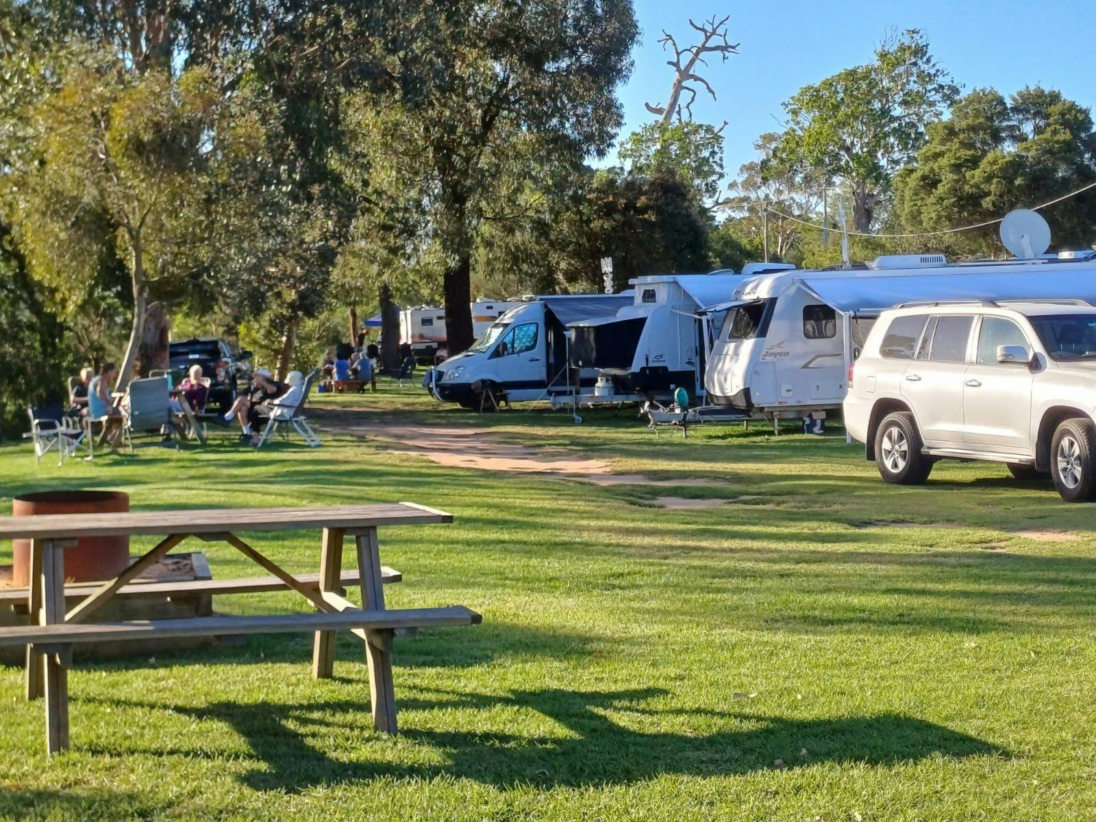 Stratford caravan park powered site