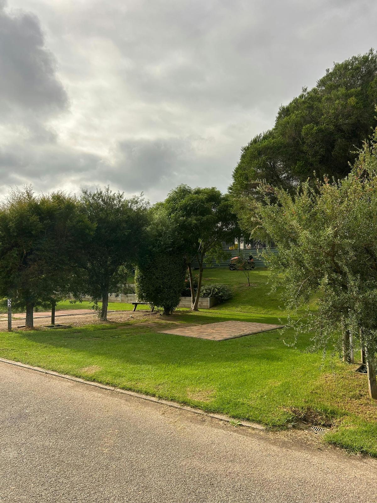 Powered site Stratford Caravan Park