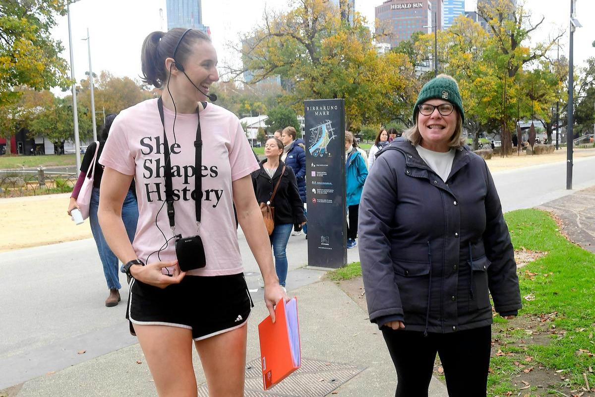 A League of Her Own: Women in Sport Walking Tour with Local AFLW Player